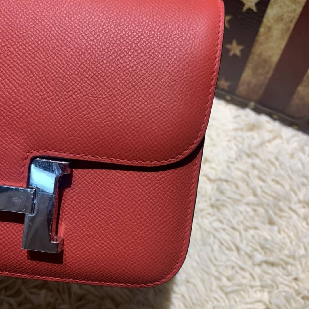 H**me5 Replica Constance Bag 18CM Epsom Leather