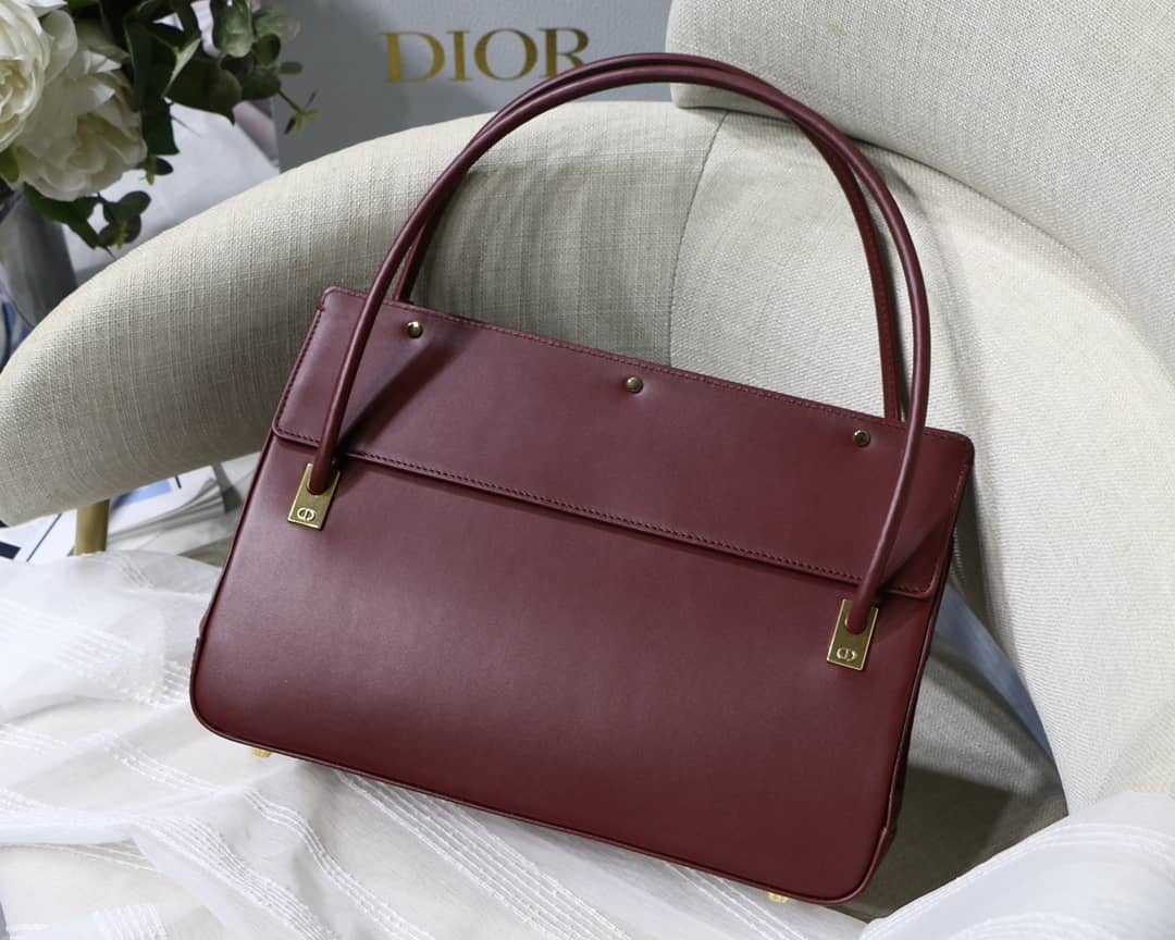 D10r Latte Smooth Calfskin Parisienne Bag