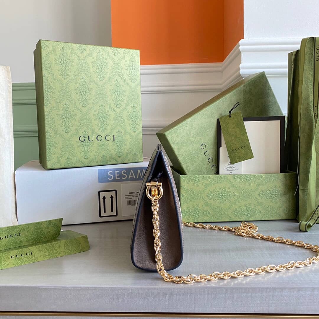 Gvc*1 Ophidia Flora GG Small Svp*me Canvas Shoulder Bag Replica 503877