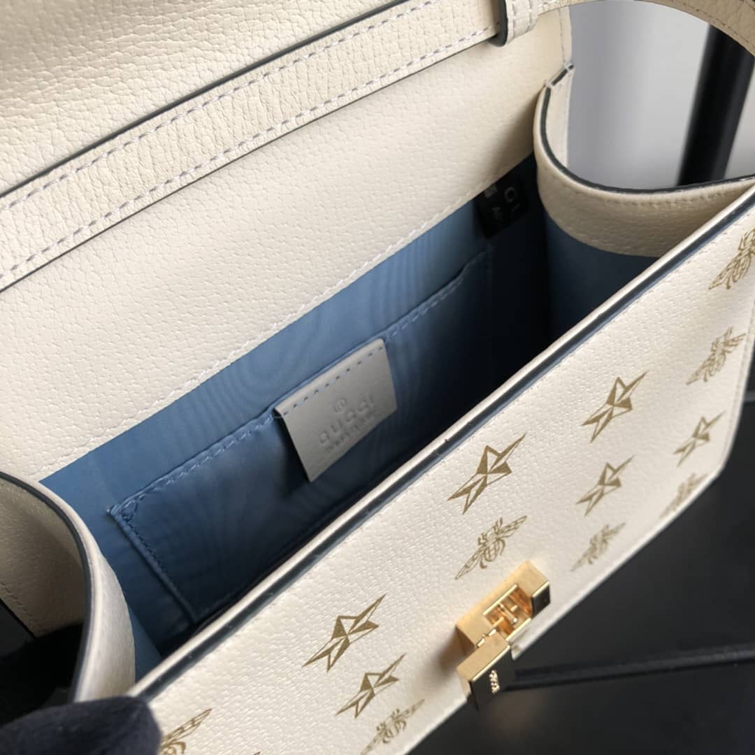 Gvc*1 GG Sylvie Mini Shoulder Bag Replica White 470270