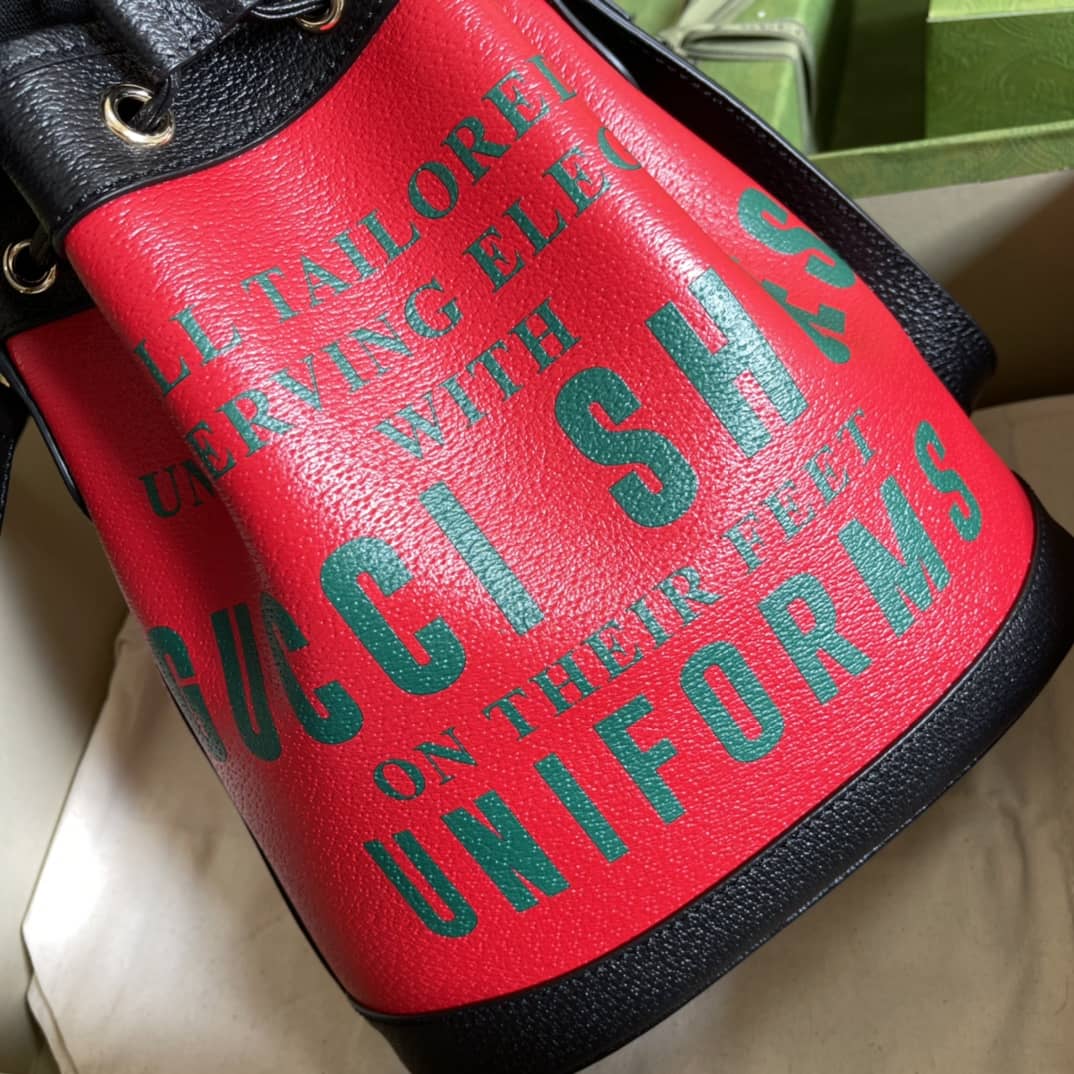 Gvc*1 100 Ophidia Mini Bucket Bag Replica 676682