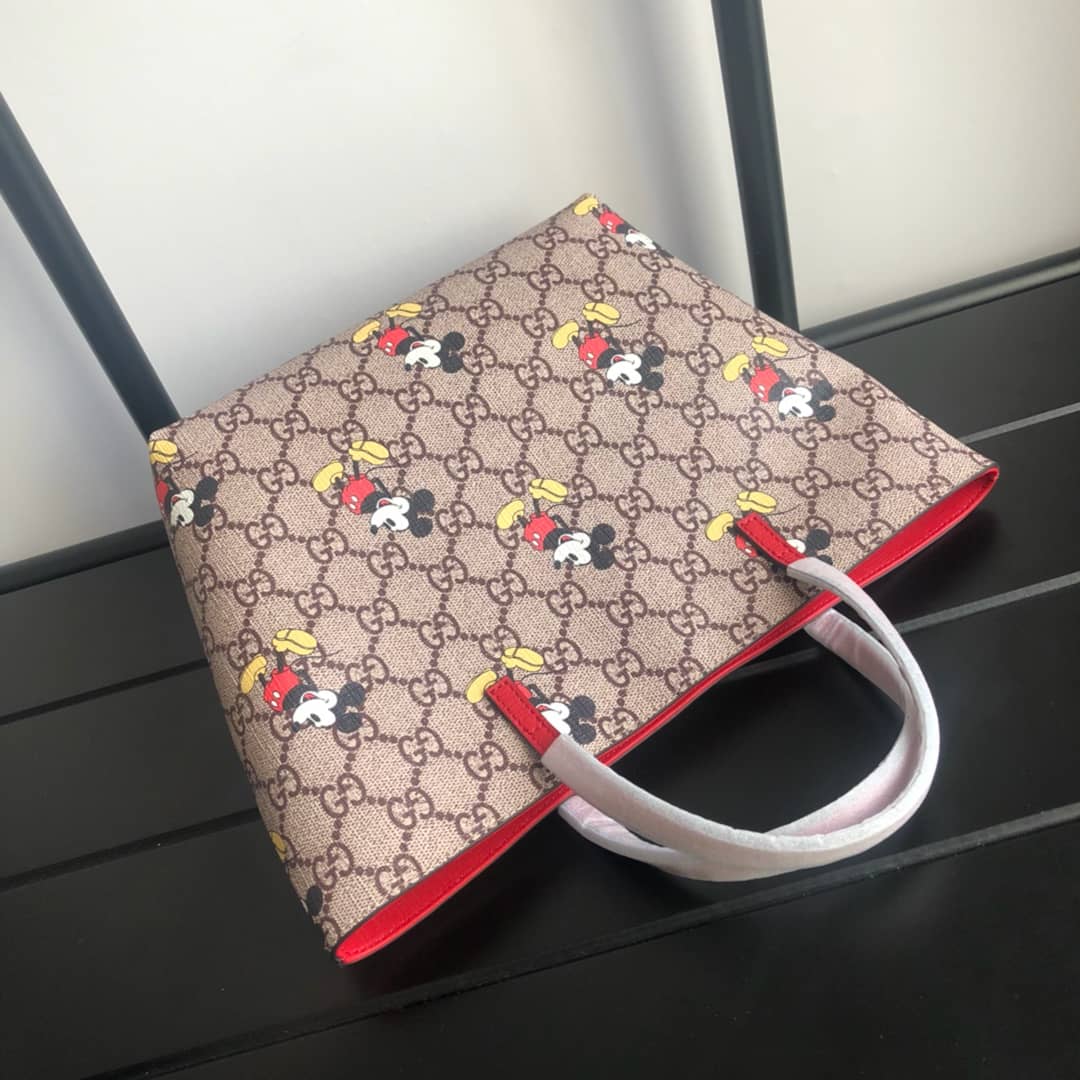 Gvc*1 Children GG Svp*me Canvas Replica Tote Brown 410812