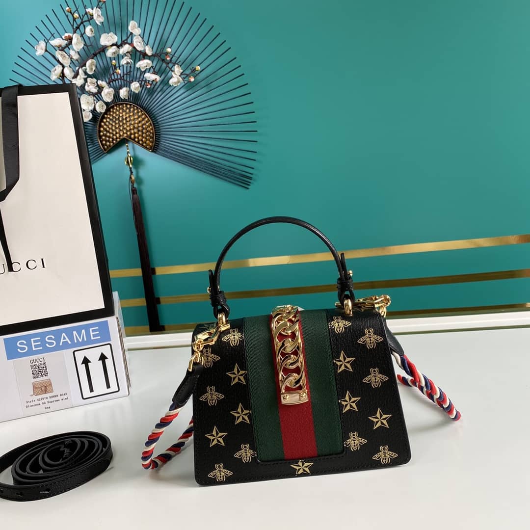 Gvc*1 Womens Sylvie Leather Mini Bag Replica 470270