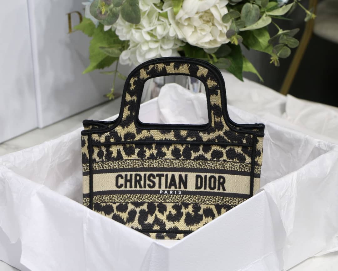 Chr1st1an D10r CD Book Embroidery Replica Tote
