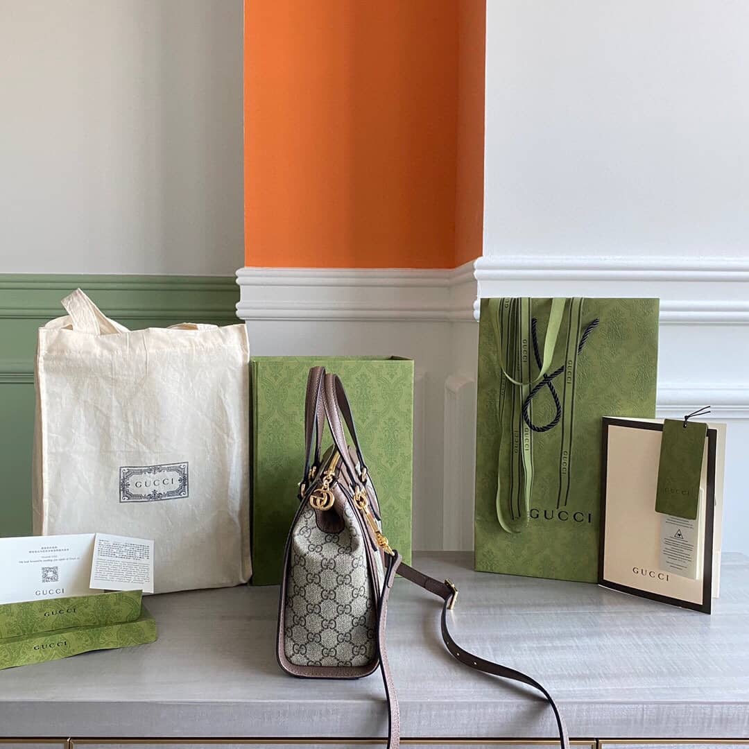 Gvc*1 GG Svp*me Ophidia Small Tote Shoulder Bag Replica Brown 547551