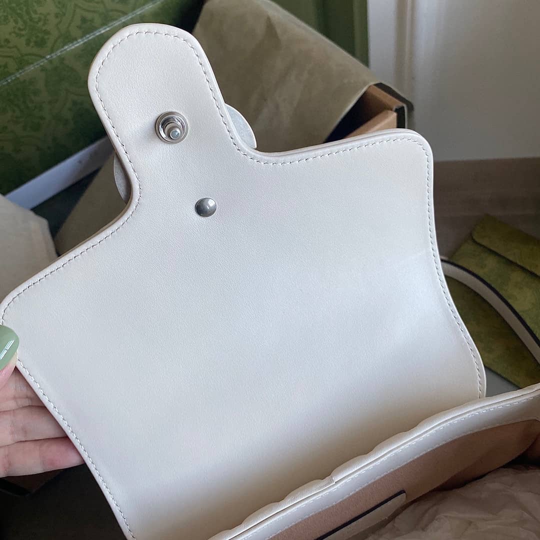 Gvc*1 GG Marmont Canvas Mini Top Handle Crossbody Bag 583571 Replica