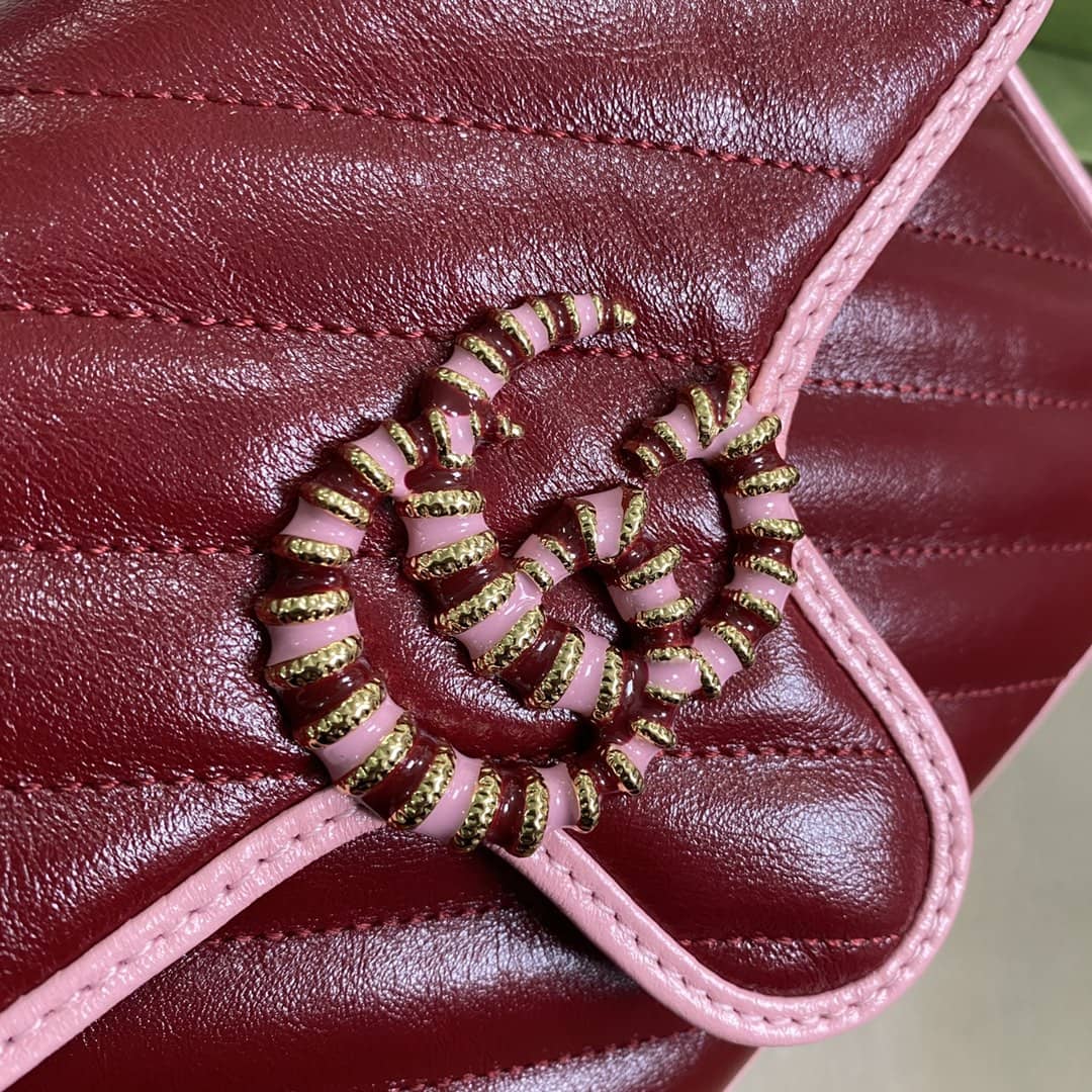 Gvc*1 Marmont GG Mini Top Handle Bag Replica 583571