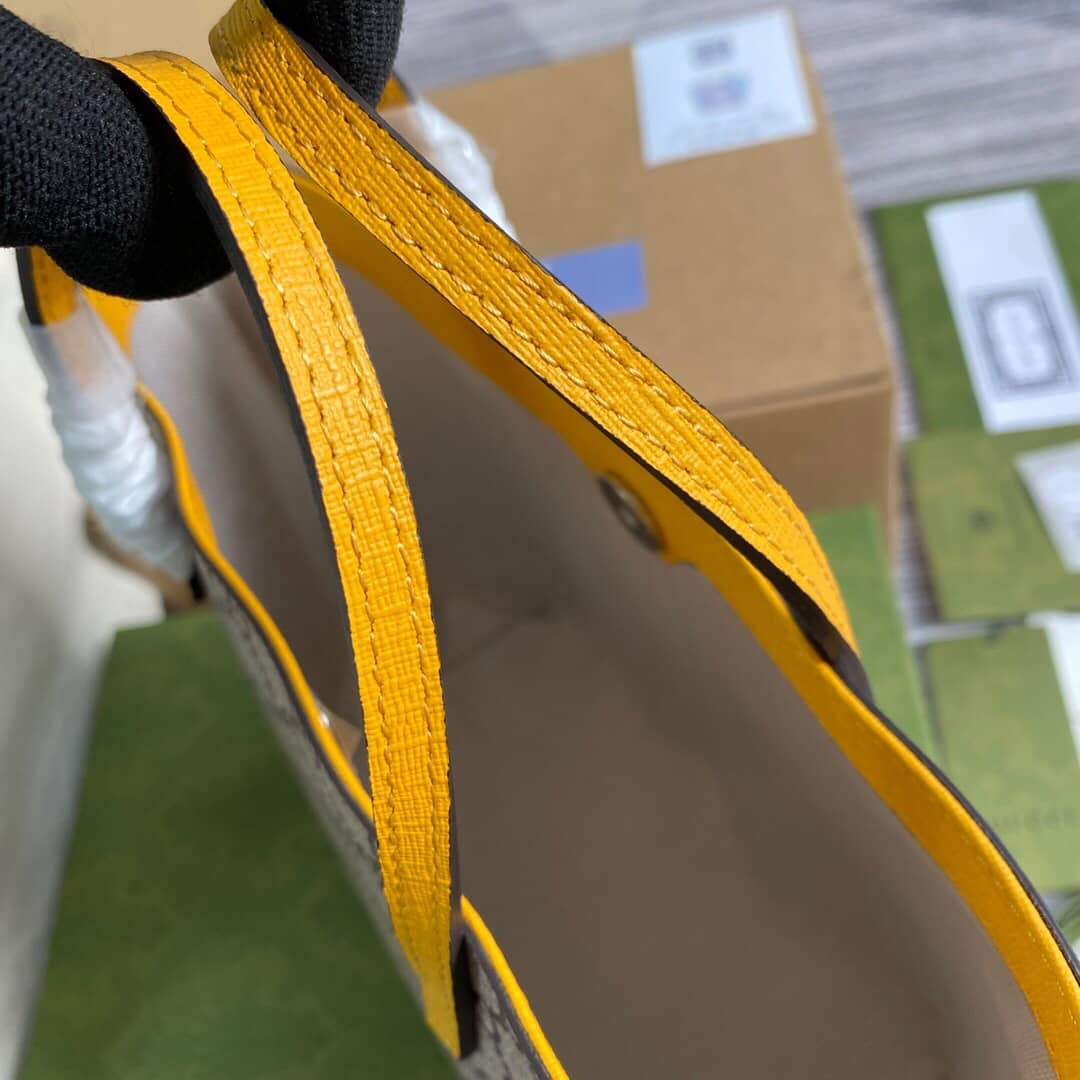 Gvc*1 Children GG Svp*me Canvas Replica Tote Brown 410812