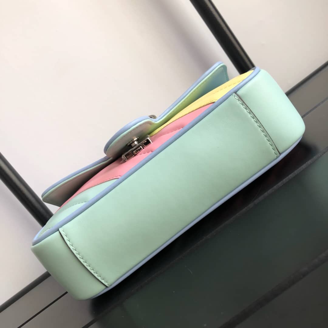 Gvc*1 GG Marmont Mini Matelasse Shoulder Bag Replica Colorful 446744