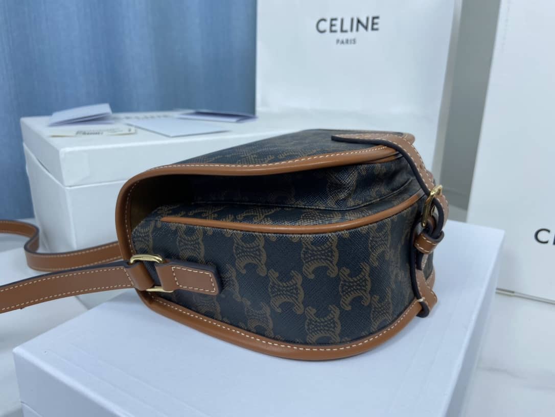 Ce1i*e Bag Dupe Triomphe Canvas Medium Folco Replica Bag