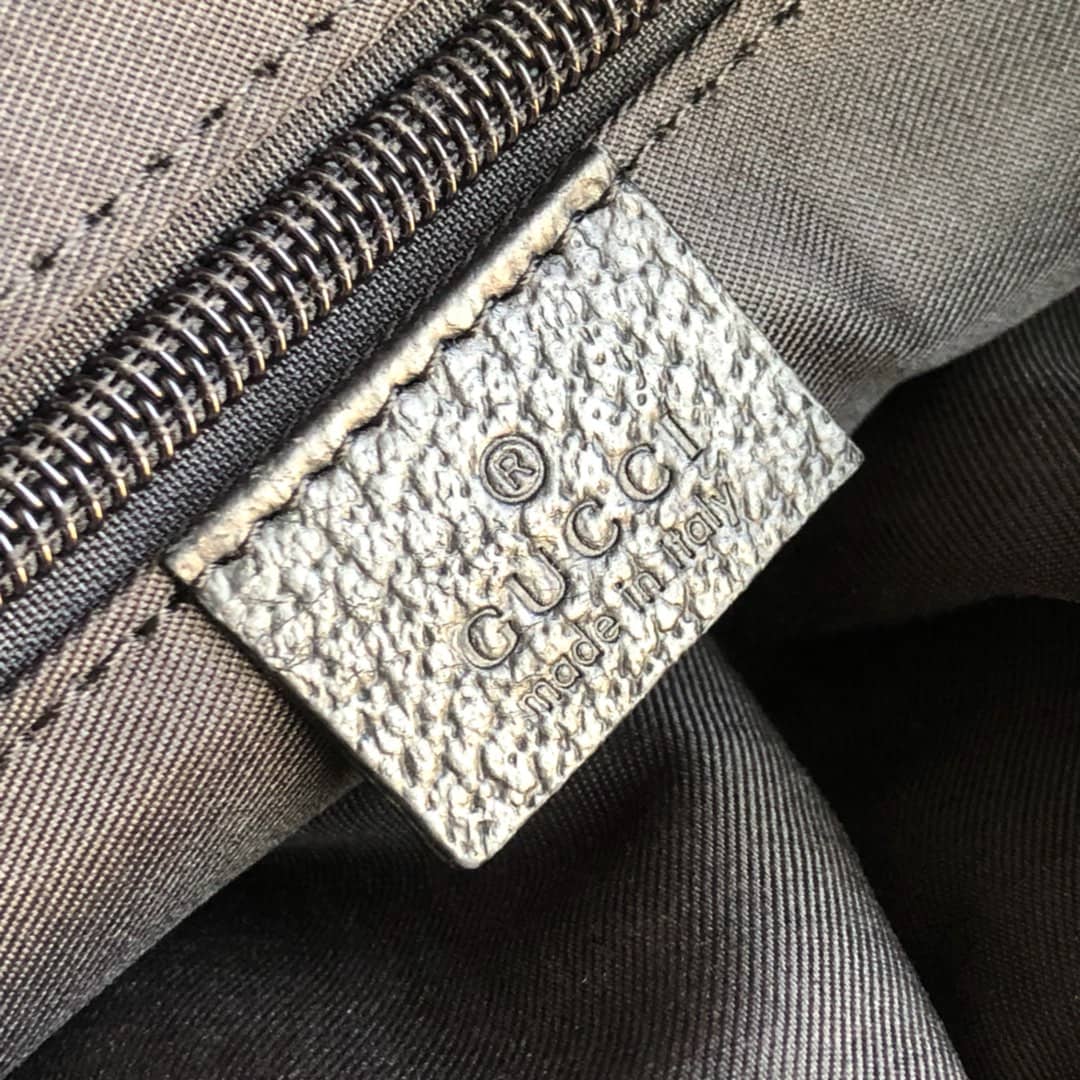 Gvc*1 GG Canvas Shoulder Bag Replica Black 189749