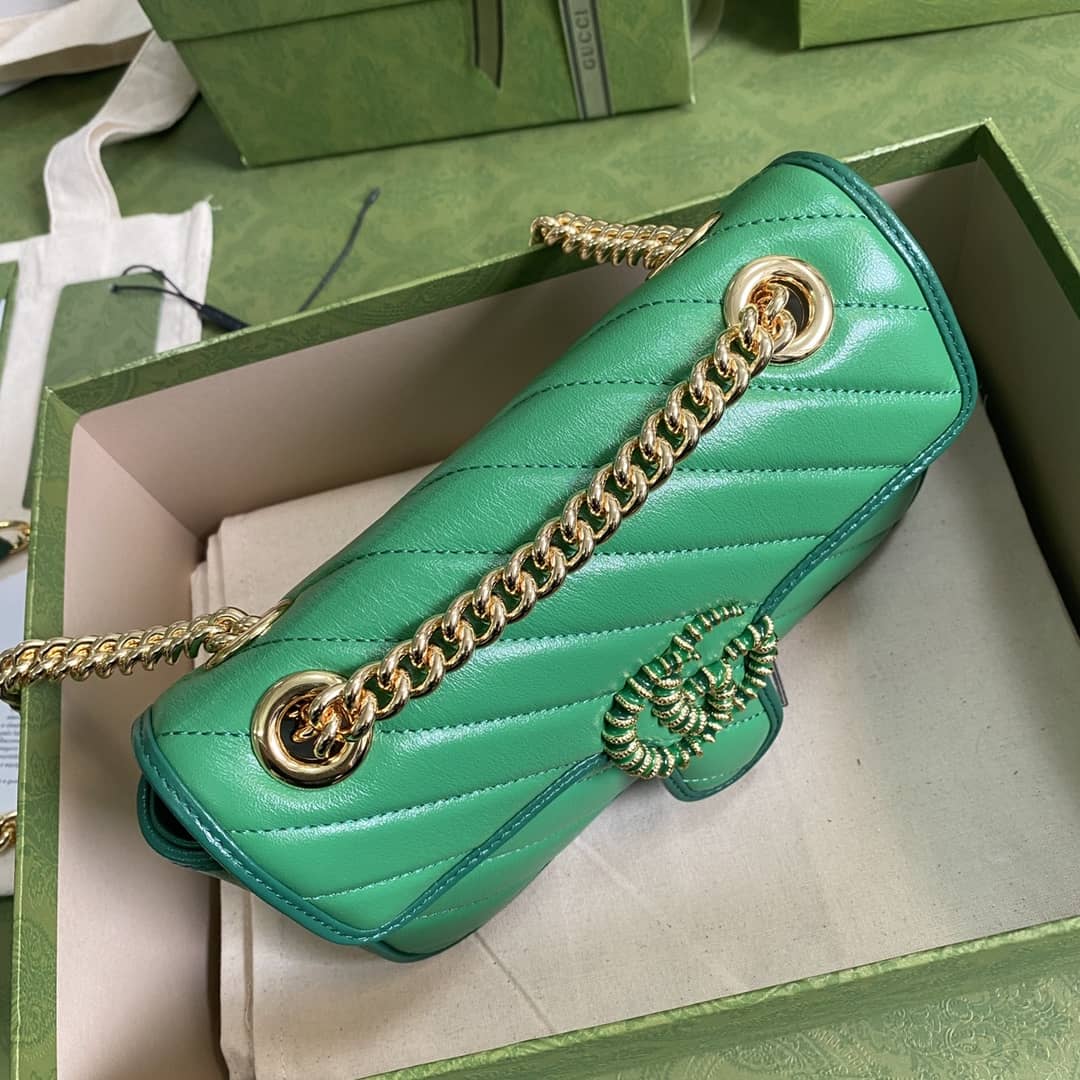 Gvc*1 Marmont GG Matelasse Leather Mini Shoulder Bag Replica 446744