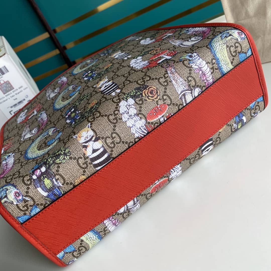 Gvc*1 GG Printed Multicolor Kids Girl Tote Replica 605614