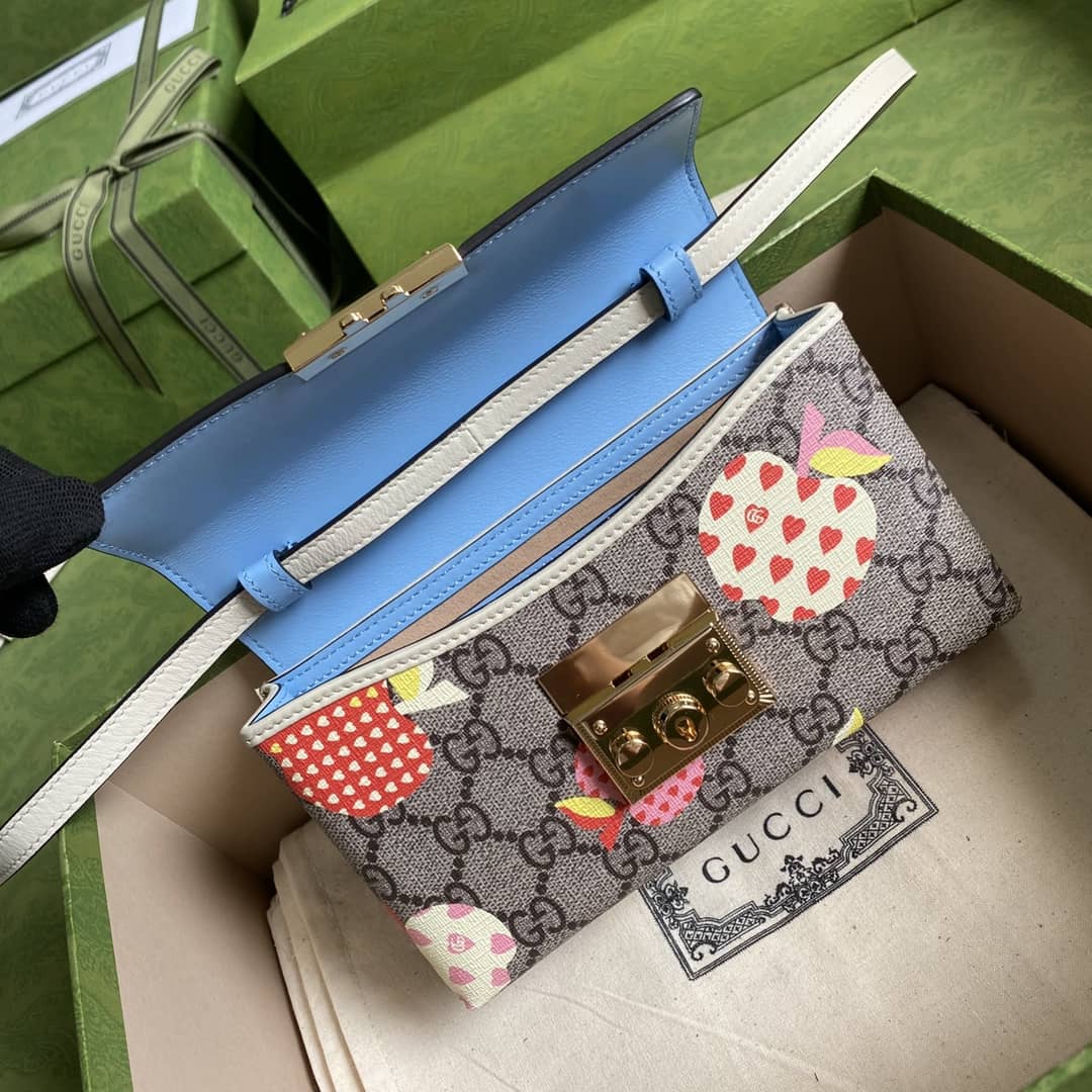 Gvc*1 Padlock GG Svp*me Canvas Top Handle Mini Bag Replica 652683