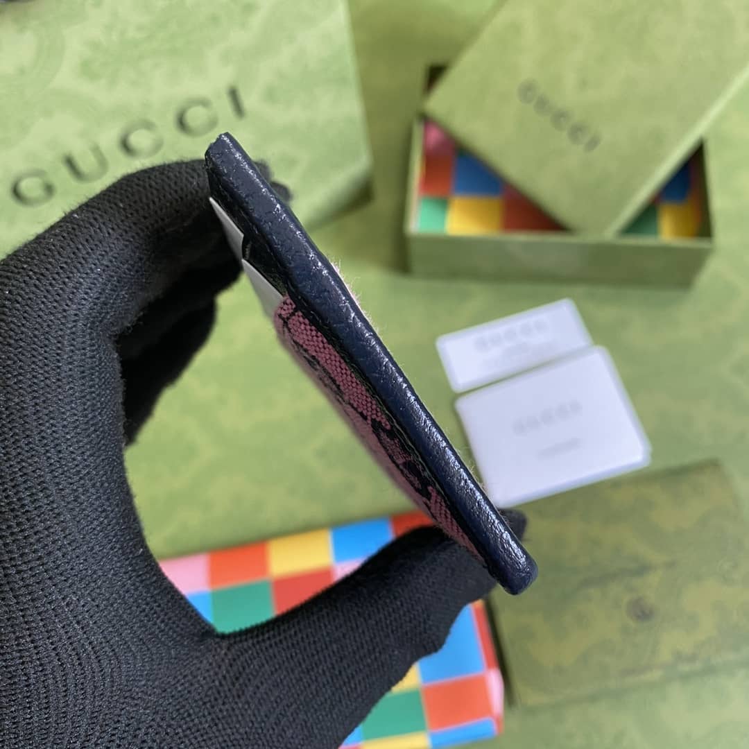 Gvc*1 GG Multicolor Card Case Wallet Replica 659601