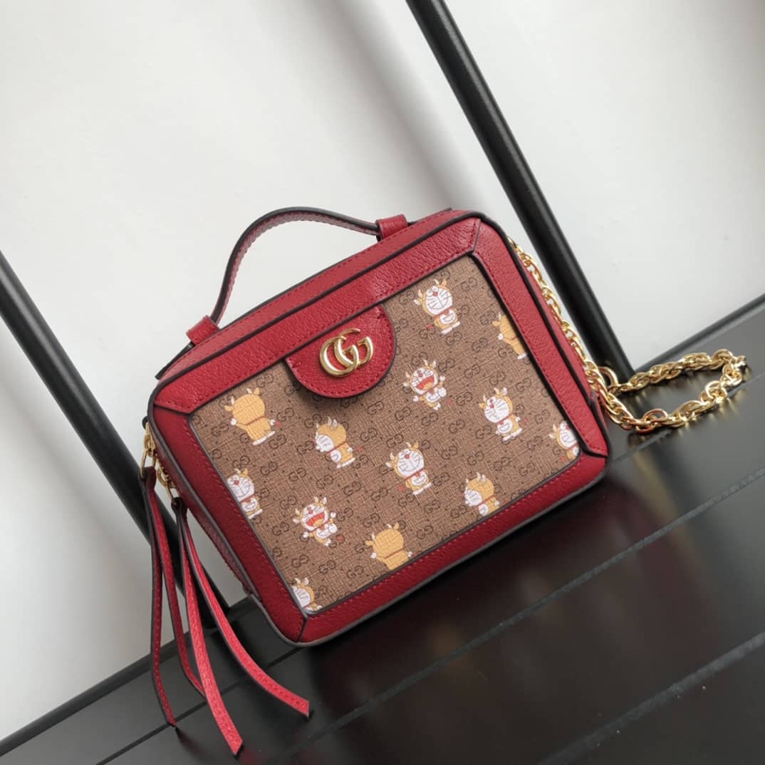 Gvc*1 Doraemon GG Svp*me Collaboration Camera Bag Replica 655596