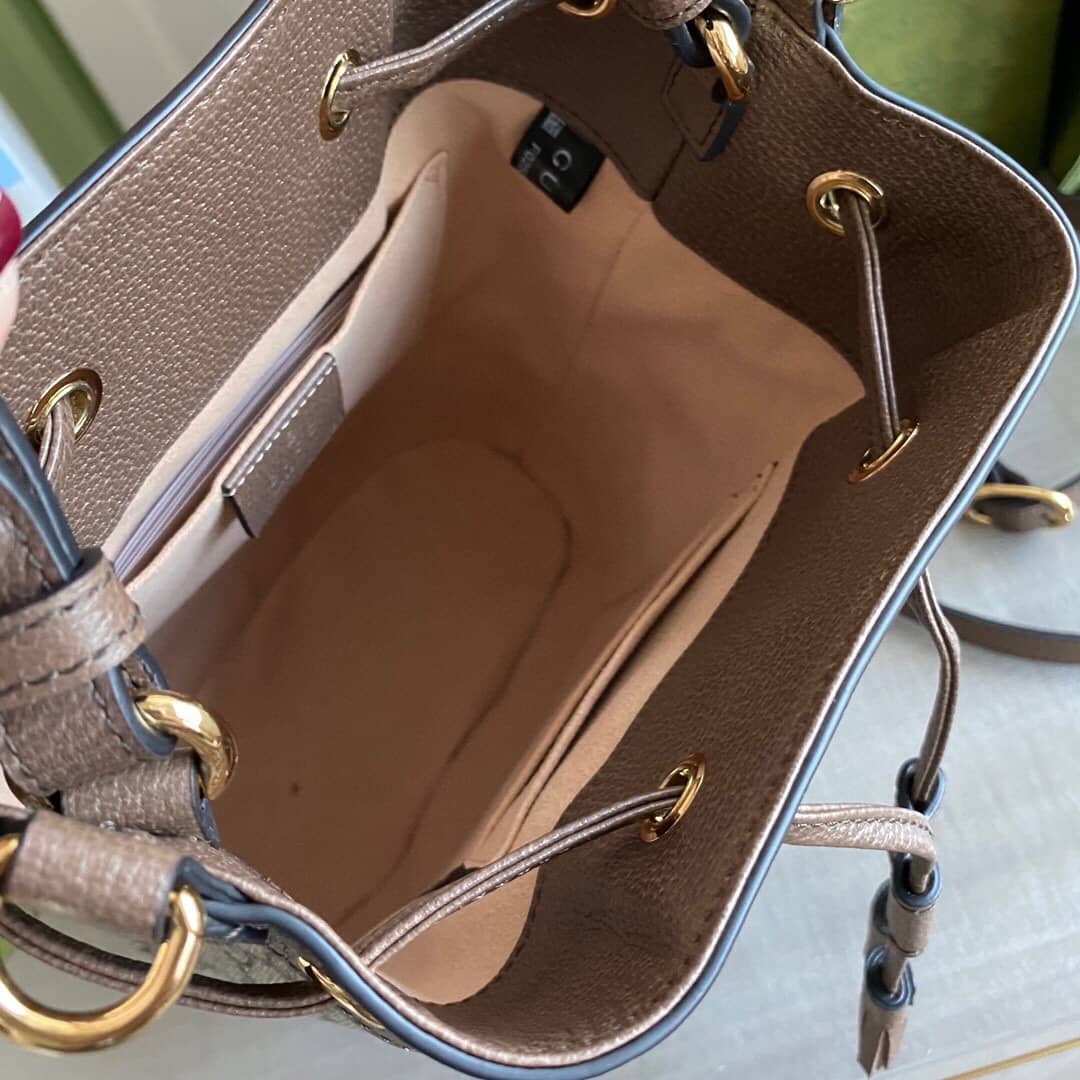 Gvc*1 Ophidia GG Flora Pattern Small Bucket Bag Replica 550621