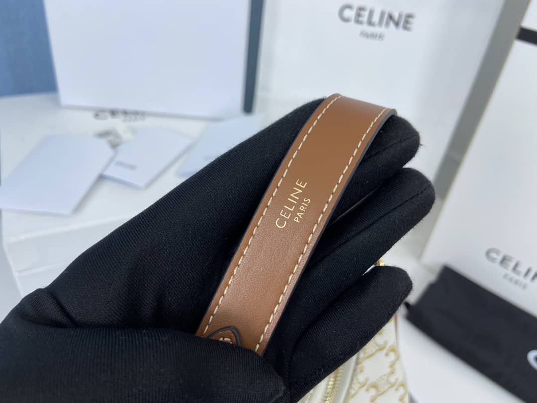 Ce1i*e Triomphe Bag Dupe Ava Triomphe Canvas Replica Hobo Bag