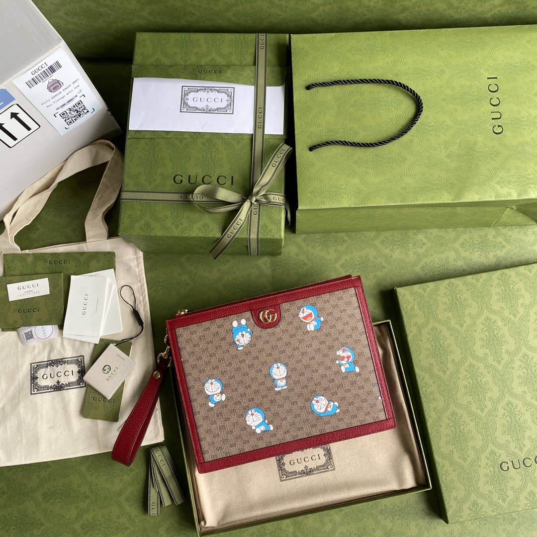 Gvc*1 Doraemon x Gvc*1 Pouch Clutch Replica  647804