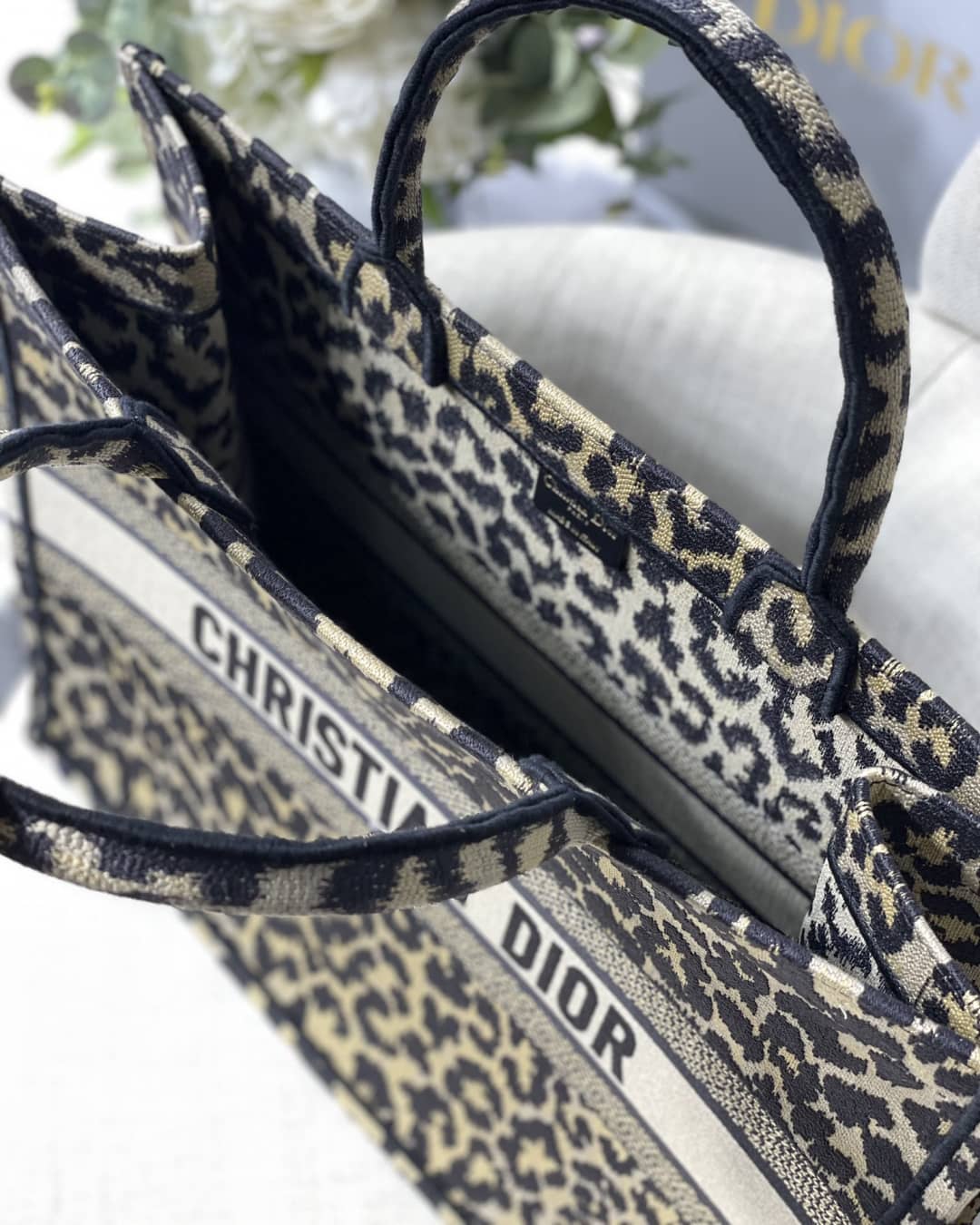 Chr1st1an D10r Tote Bag Dupe CD Book Embroidery