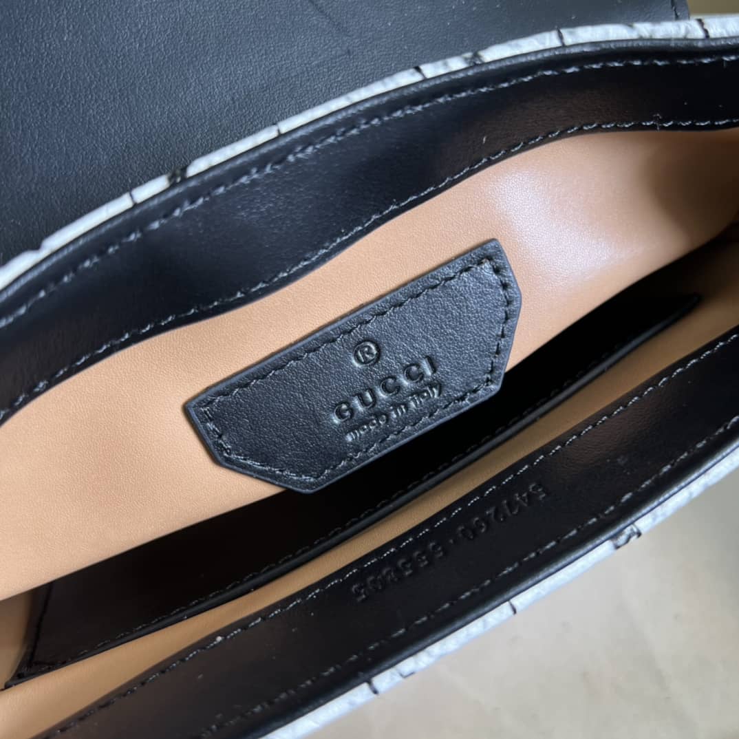 Gvc*1 GG Marmont Mini Leather Top Handle Crossbody Bag 547260 Replica