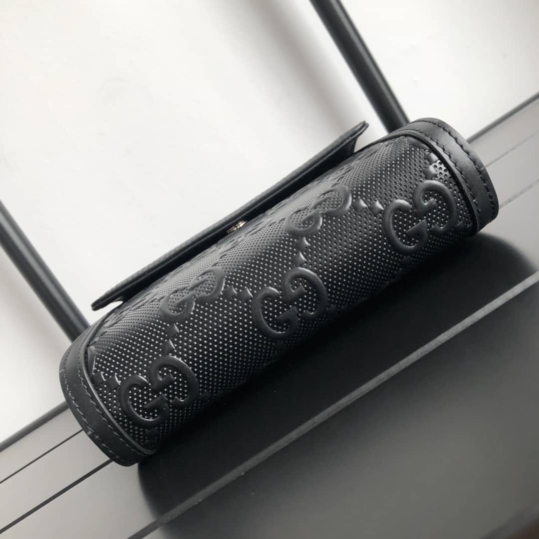 Gvc*1 Mens GG Embossed Messenger Bag Replica 625782