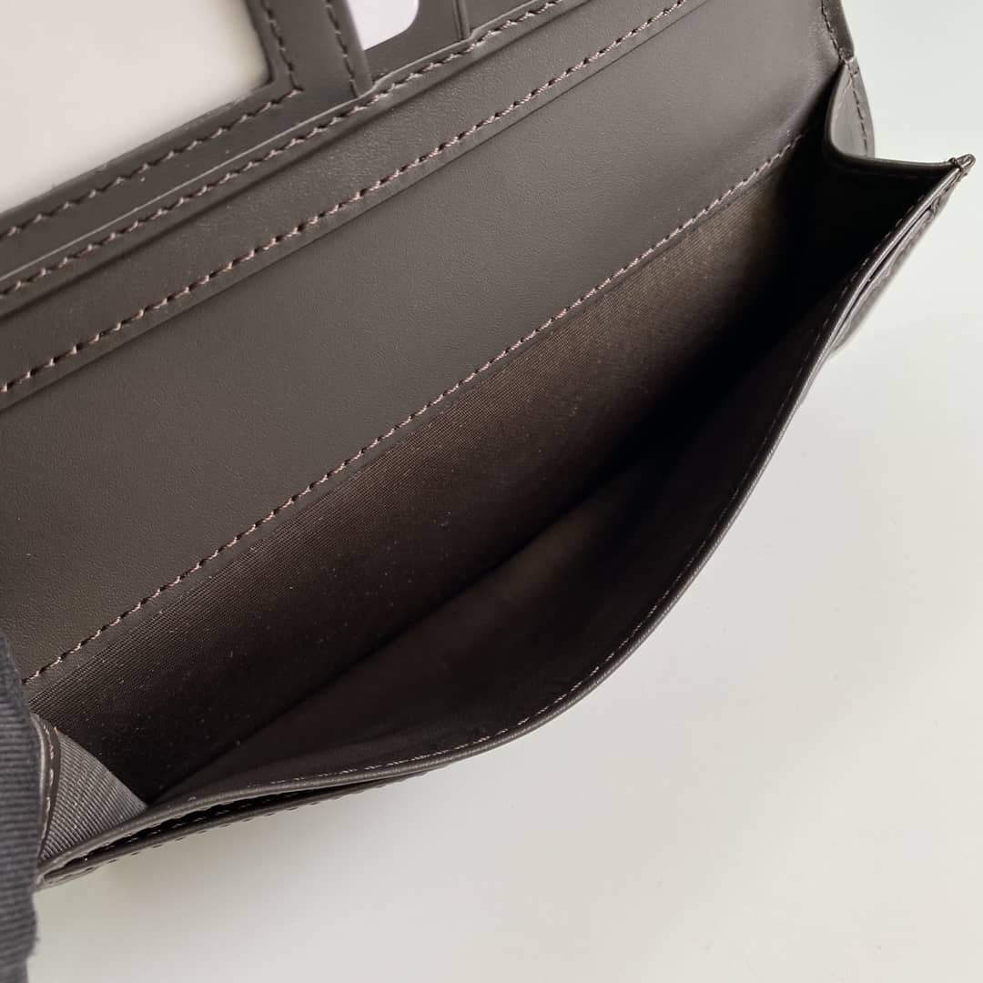 Gvc*1 Bill PVC Leather Long Wallet Replica 408836