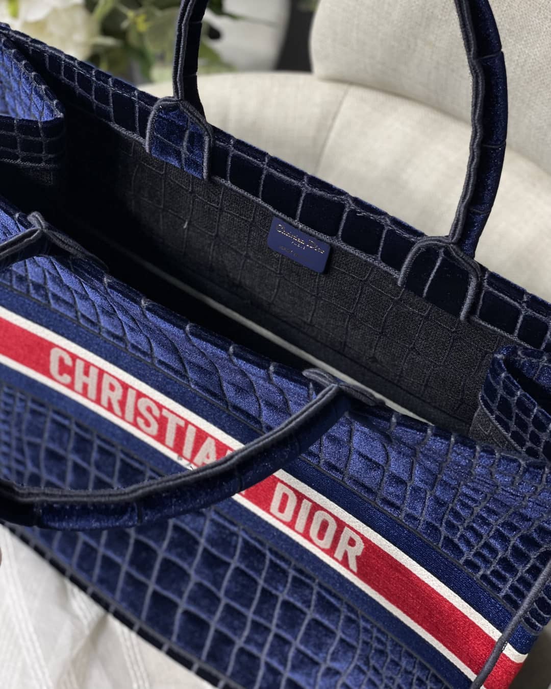 Chr1st1an D10r Tote Bag Dupe CD Book Embroidery