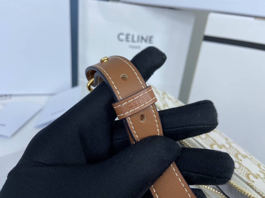 Ce1i*e Triomphe Bag Dupe Ava Triomphe Canvas Replica Hobo Bag