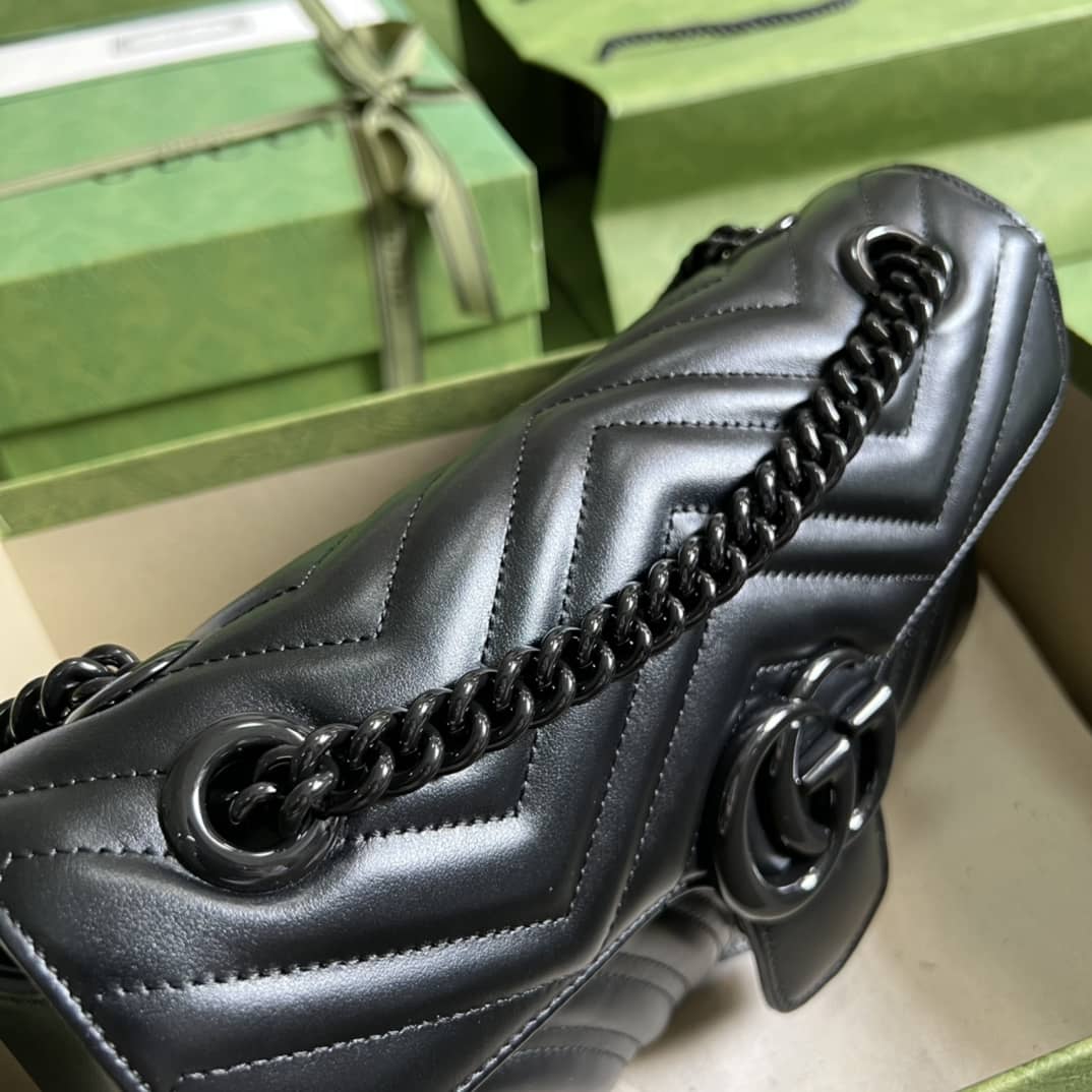 Gvc*1 GG Marmont Small Matelassé Leather 443497 Replica Crossbody Bag