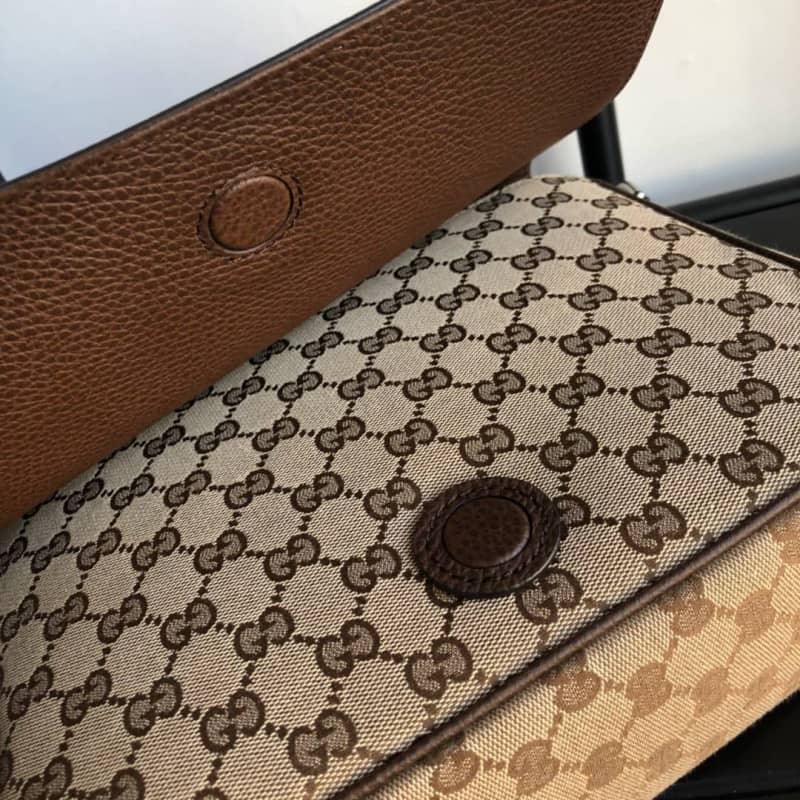 Gvc*1 GG Gvc*1ssima Medium Canvas Crossbody Bag Replica 449172