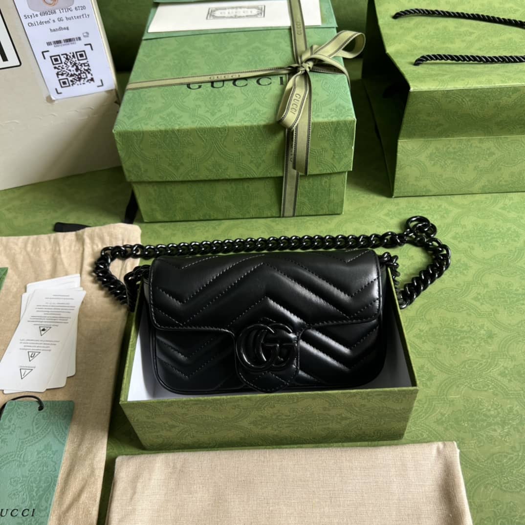 Gvc*1 GG Marmont Belt Bag 699757 Replica Crossbody Bag