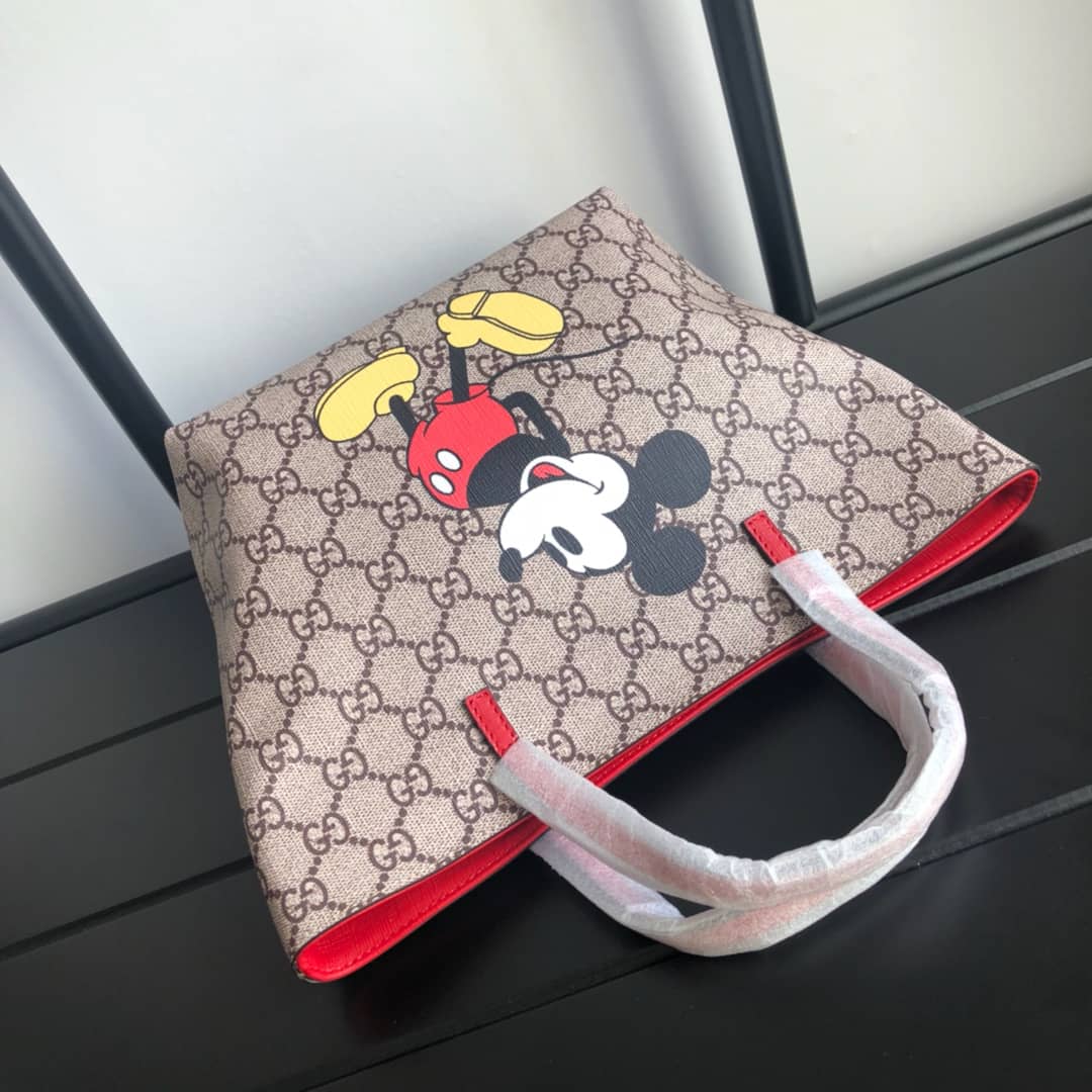 Gvc*1 Children GG Svp*me Canvas Replica Tote Brown 410812