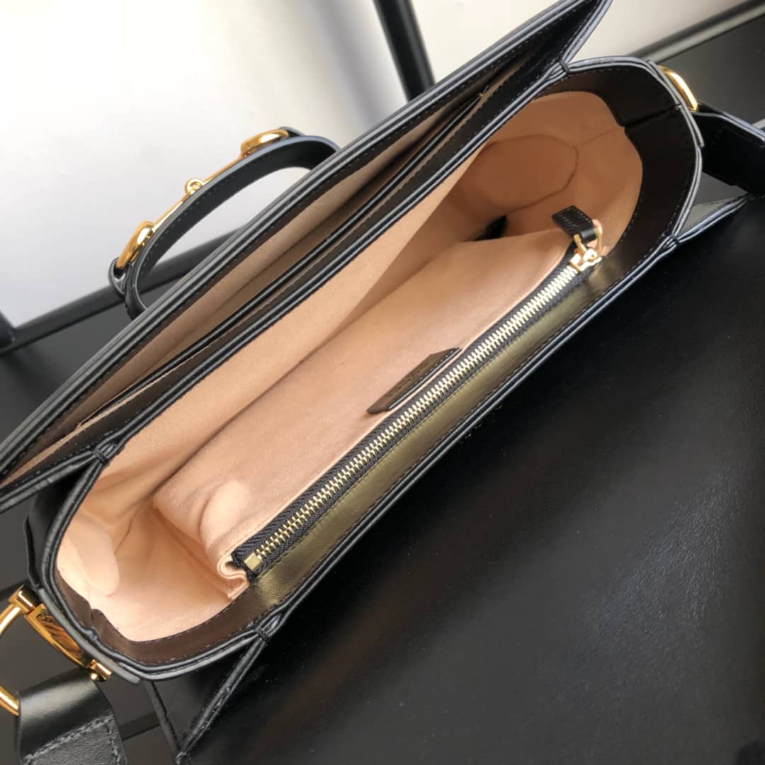 Gvc*1 Horsebit 1955 Shoulder Bag Replica Black 602204