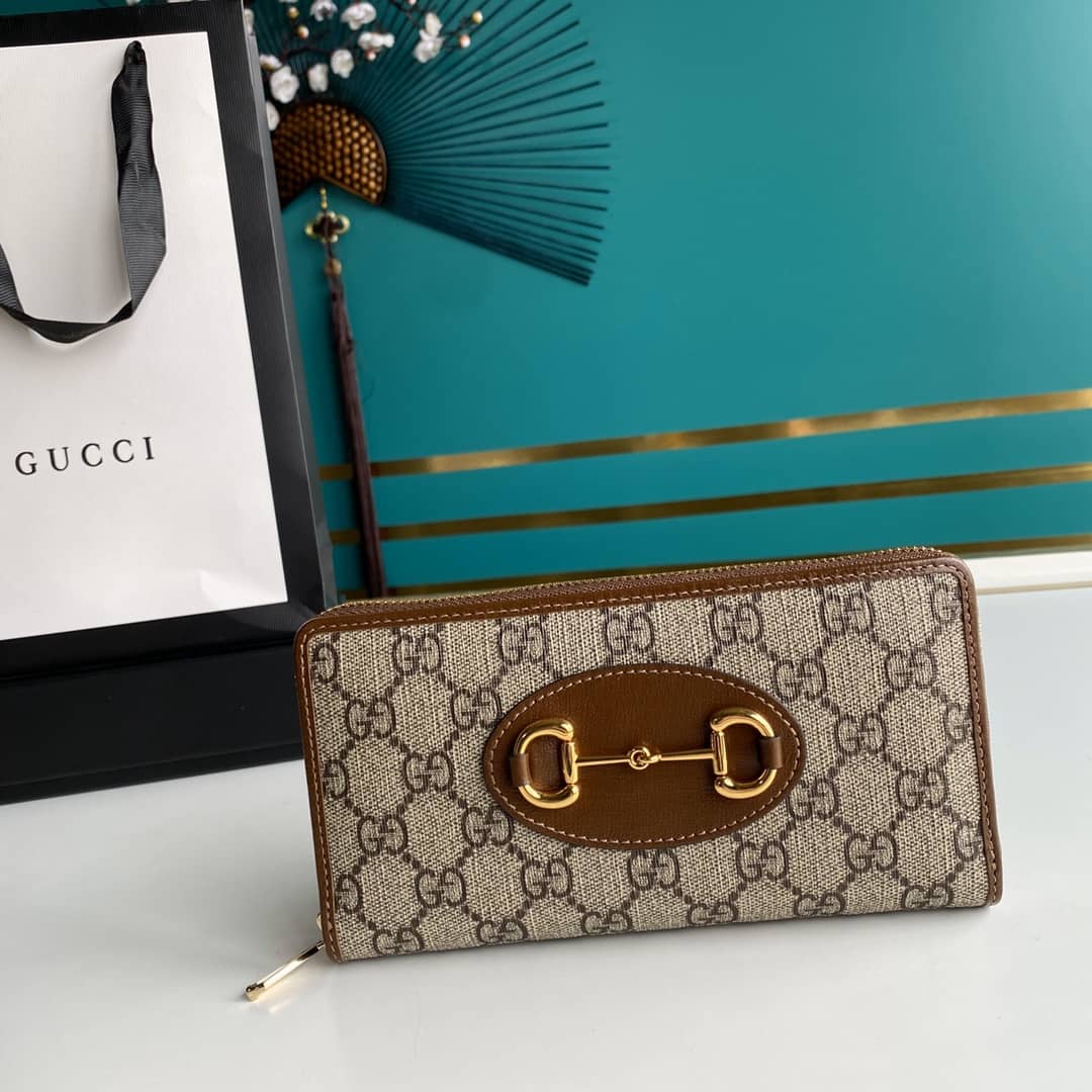 Gvc*1 Horsebit Bag Dupe 1955 Zip Around Wallet 621889 Replica