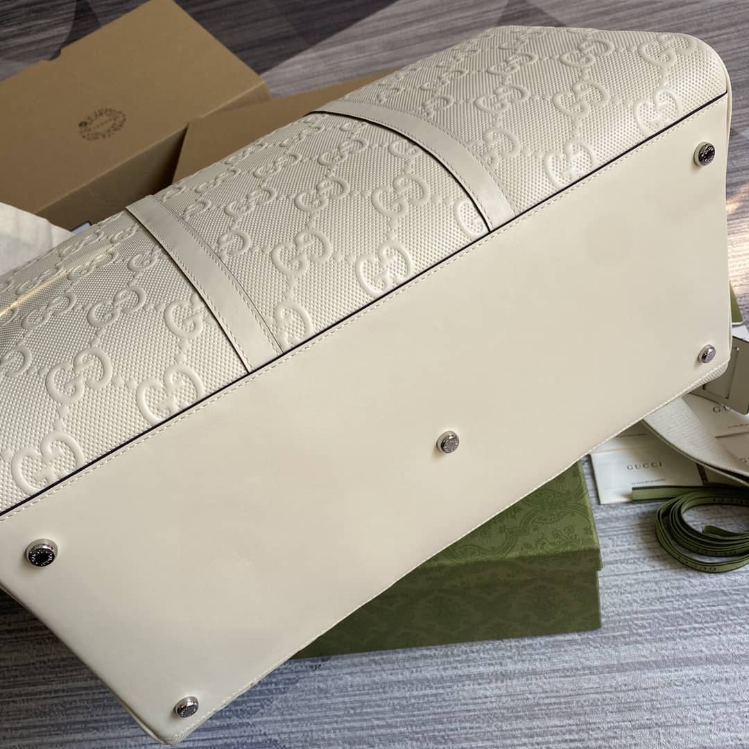 Gvc*1 GG Embossed Duffle Bag Replica 625768