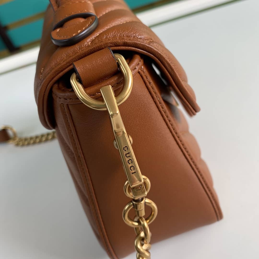 Gvc*1 Marmont GG Mini Top Handle Bag Replica 583571