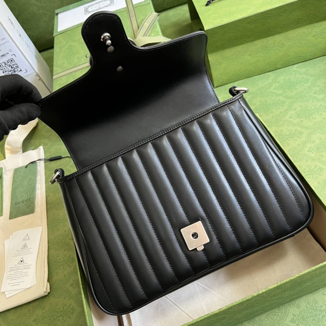 Gvc*1 Marmont Dupe GG Small Top Handle Bag Replica 498110