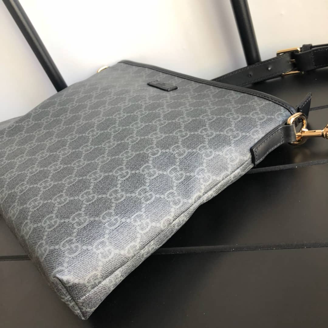 Gvc*1 GG Svp*me Shoulder Bag Replica Gray 388924