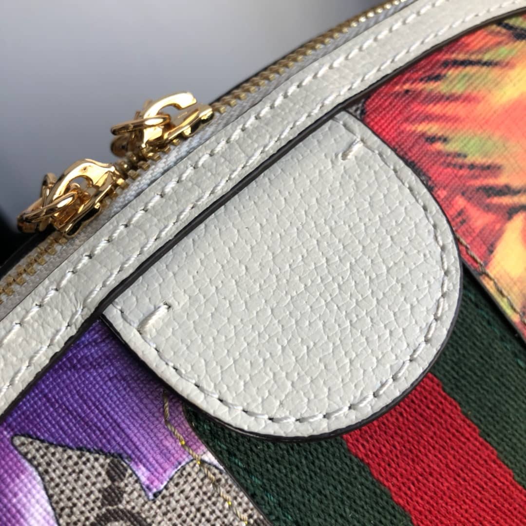 Gvc*1 GG Svp*me Ophidia Small Rounded Top Shoulder Bag Replica White 499621