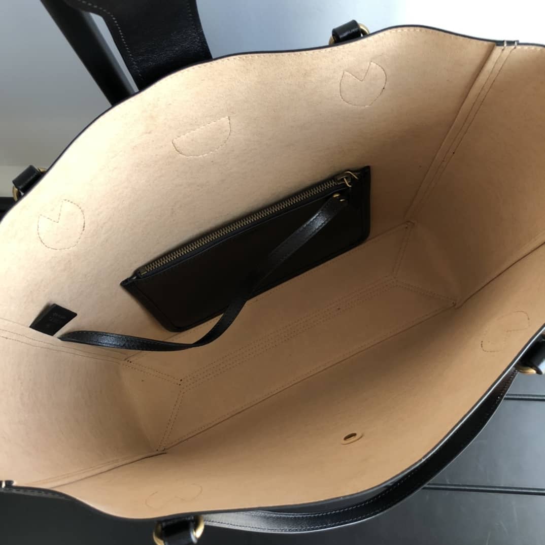 Gvc*1 Medium With Double G Tote Black Replica 649577