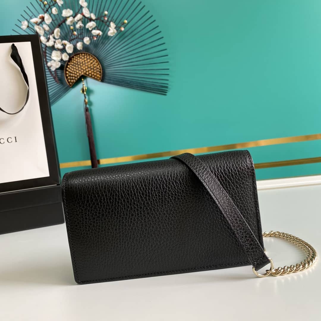 Gvc*1 Interlocking Crossbody Bag Chain Wallet Replica 510314