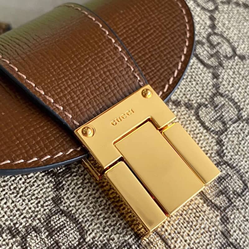 Gvc*1 GG Clasp Closure Mini Camera Bag Replica 614368