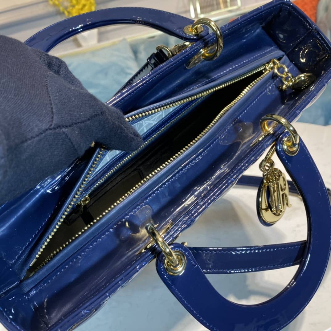 Lady D10r Dupe 32CM Replica Bag(Cola)