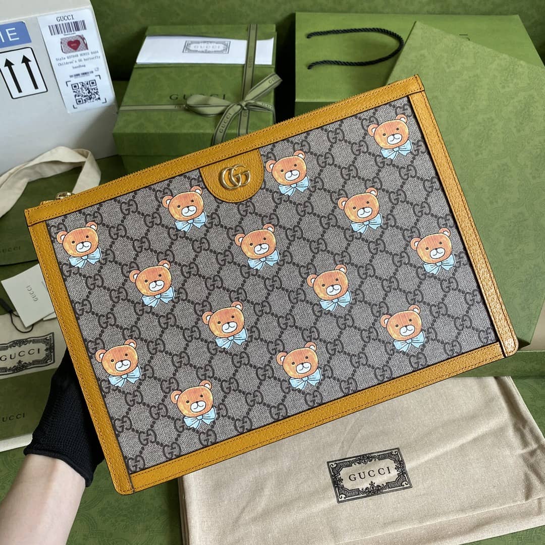 Gvc*1 Kai X Gvc*1 Teddy Bear Print Backpack Replica 660529