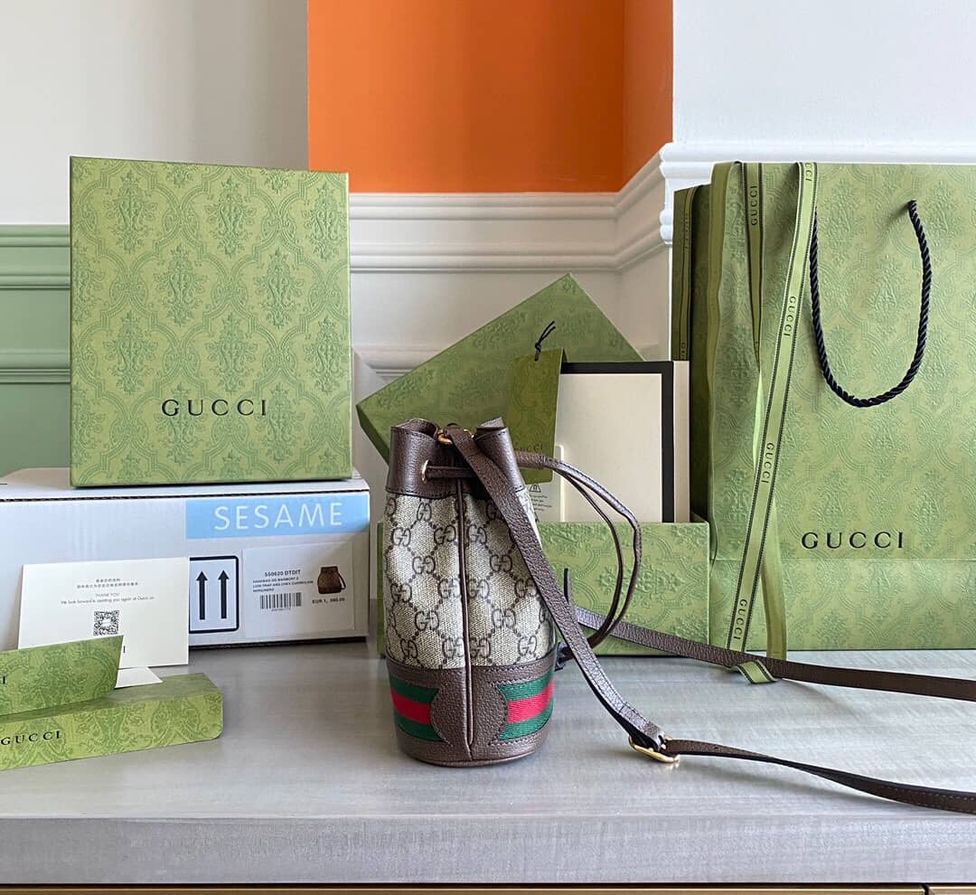 Gvc*1 Ophidia GG Mini Bucket Bag Replica 550620