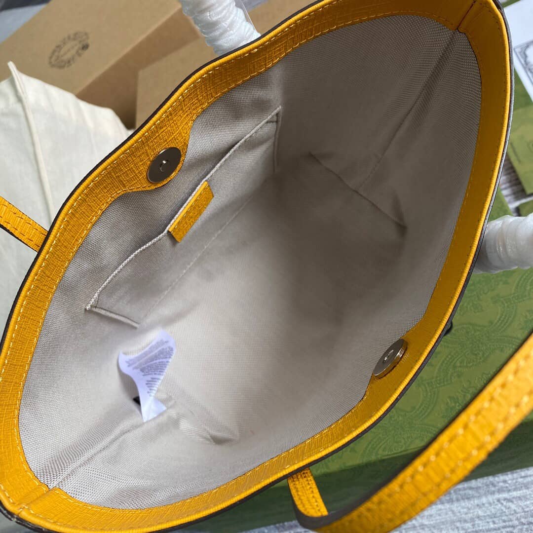 Gvc*1 Children GG Svp*me Canvas Replica Tote Brown 410812