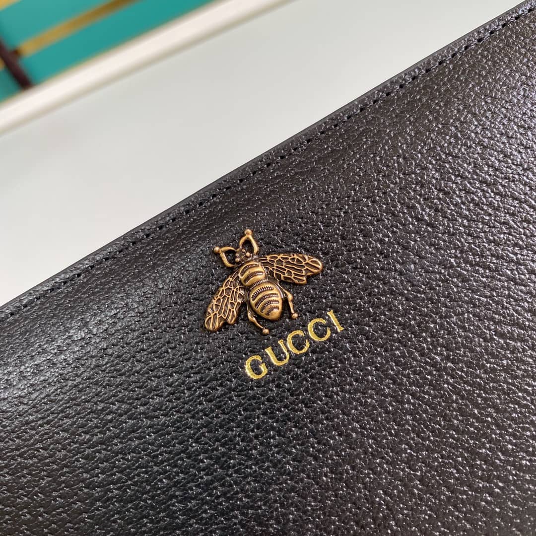 Gvc*1 Animalier Leather Zip Around Wallet 523667 Replica