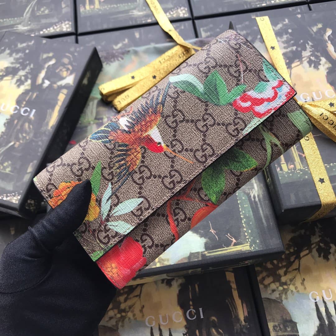 Gvc*1 GG Svp*me Tian Continental Wallet Replica 424892