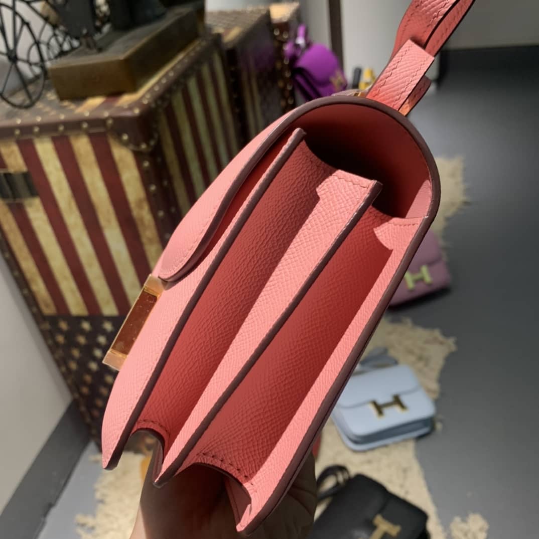 H**me5 Replica Constance Bag 18CM Epsom Leather